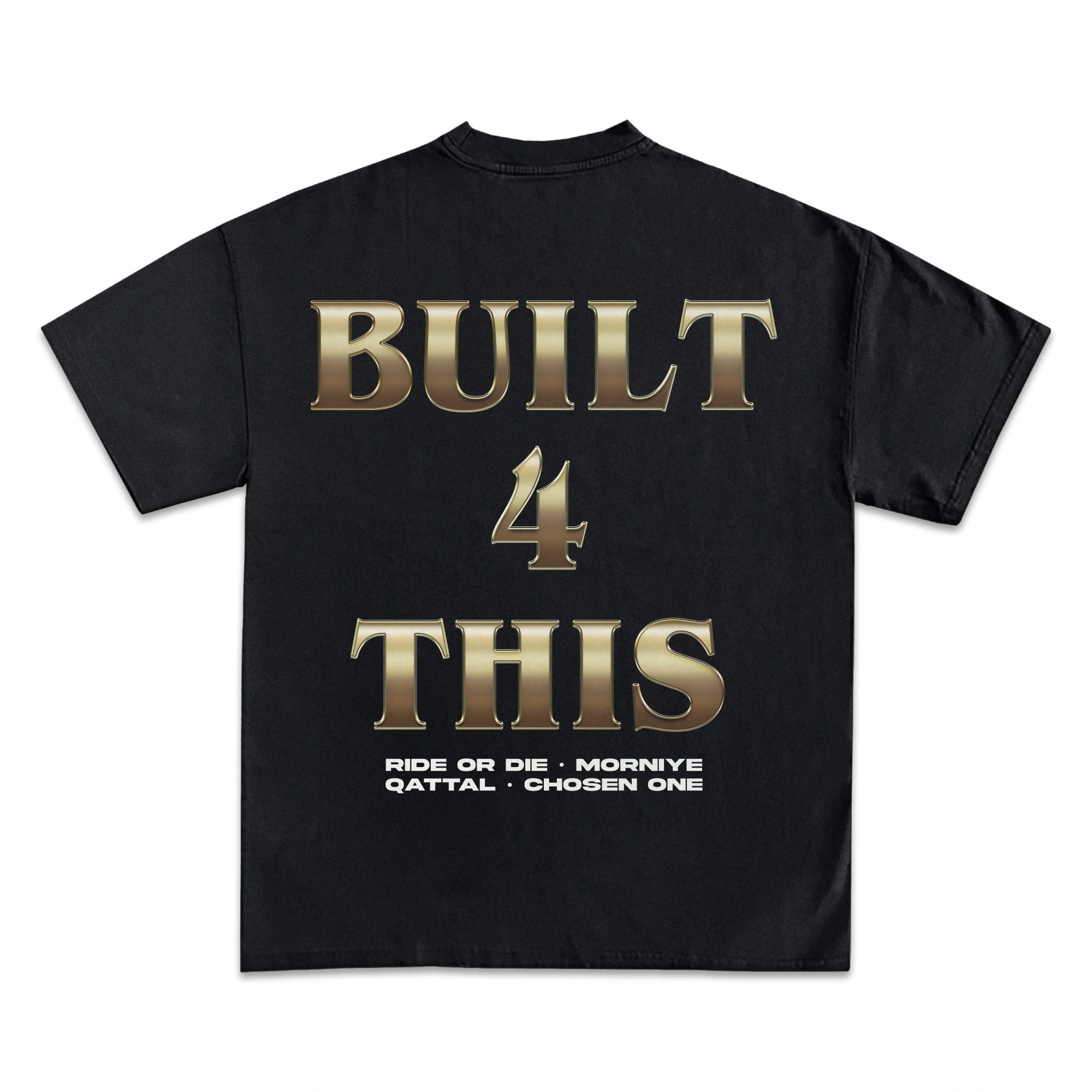 Jattrow Records Built 4 This Gold Graphic T-Shirt